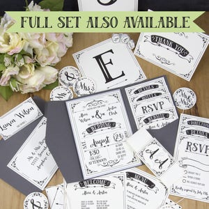 EDITABLE Wedding Banner Printable Template, Boho Wedding, Wedding Printable Sign, Rustic, Black, Arrow, Sign Wedding, INSTANT DOWNLOAD image 2