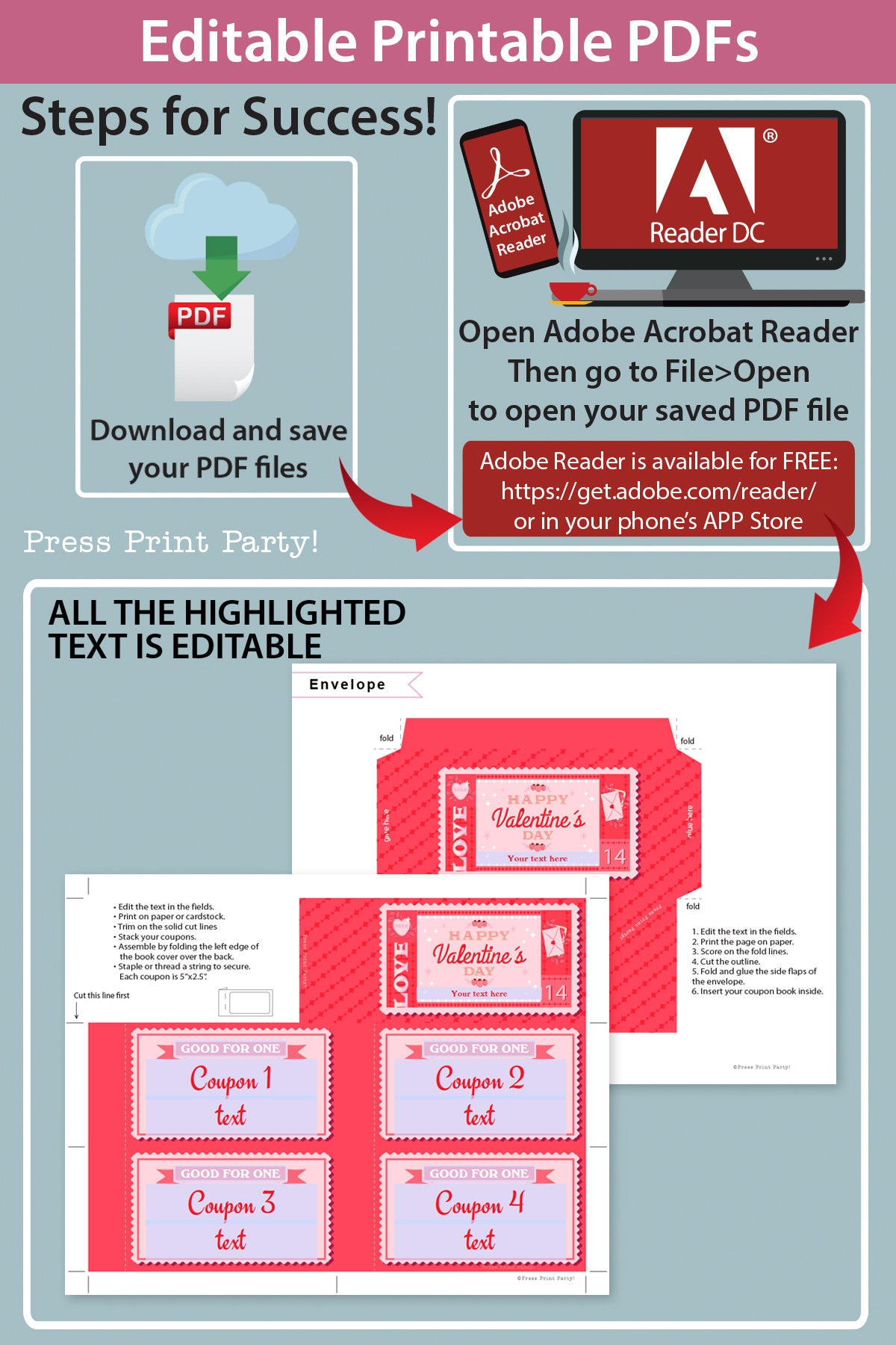 Valentines Coupons Printable Love Coupons Template Date - Etsy Hong Kong