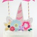 Unicorn Cake Topper Printable Unicorn Party Unicorn Horn - Etsy