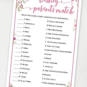 Baby Shower Games Bundle Printable, Pink Flowers, Games Pack, Unique Baby Shower Games, Funny Activities, Baby Girl, Bingo, INSTANT DOWNLOAD image 5