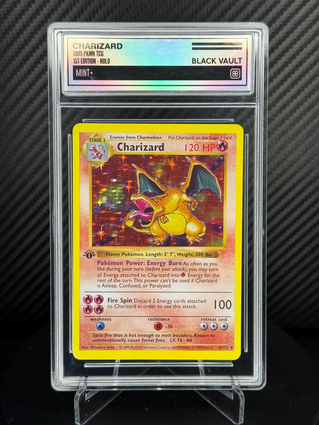 Charizard 1st Gen Proxy Slab – Mint+ | High Quality Collectible - Etsy UK