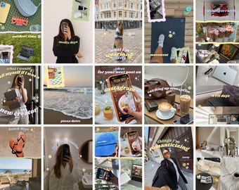 Plantillas para publicaciones de Instagram – Kit de creación de contenido para redes sociales de Canva (para gestores y creadores de contenido en redes sociales)