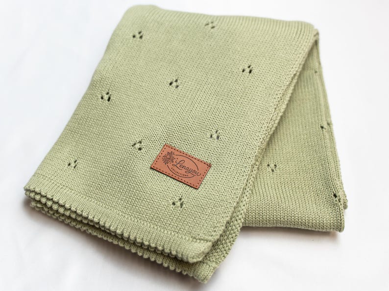 Babydecke aus Baumwolle | | Kuscheldecke Baby image 1