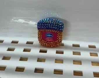 Bedazzled mini rosy lips Vasaline