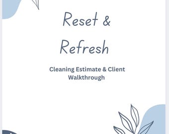 清掃業向け現場視察フォーム｜編集可能な見積もりチェックリストテンプレート｜住宅清掃見積もり｜PDFダウンロード