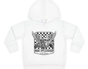 Mini Speed Shop Race Car Hoodie | Tröja för småbarn