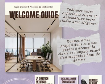 Client Onboarding Template Canva, Welcome Guide for Photographers, Wedding Planner Client Experience, Business Proposal, Goodbye Pack PDF