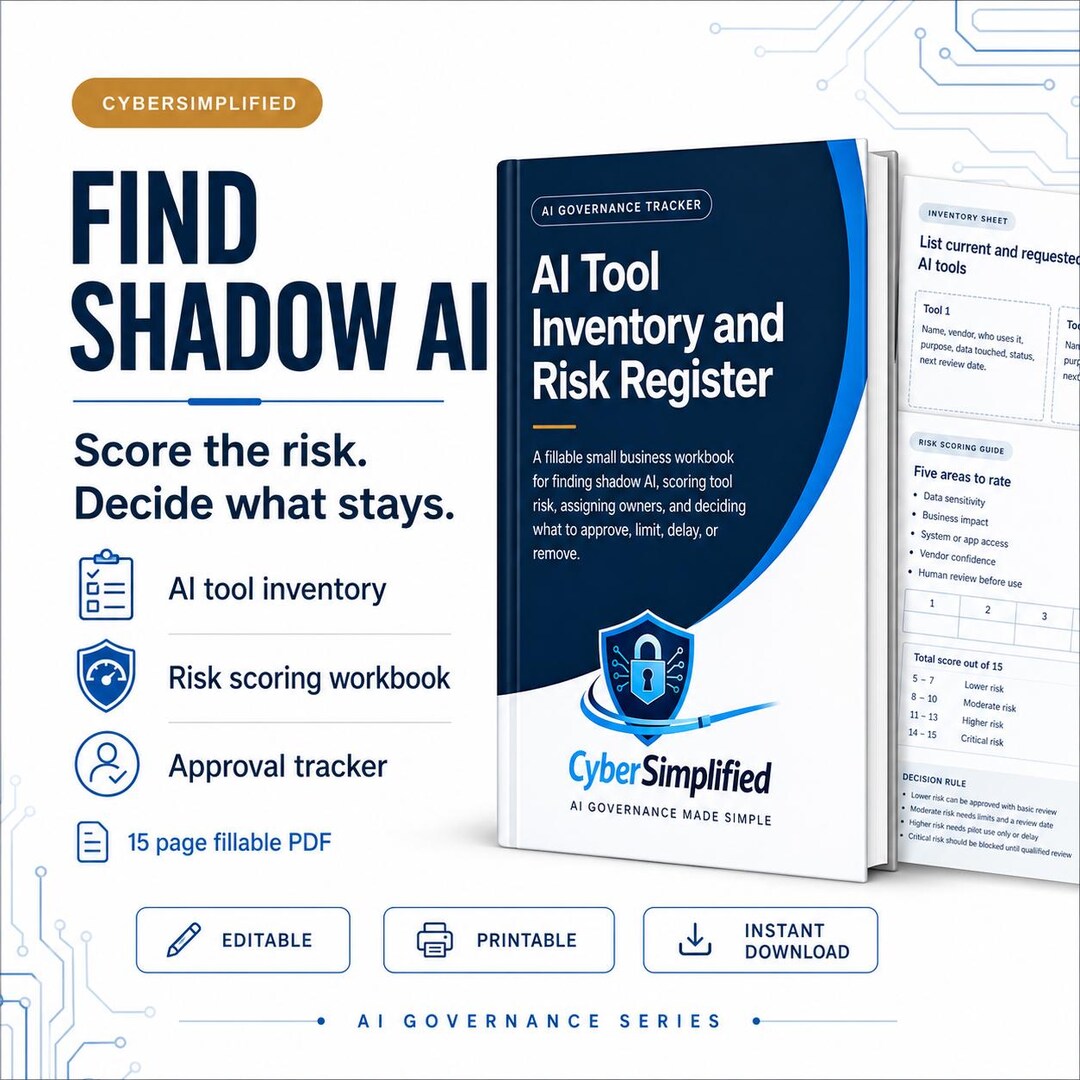 AI Tool Inventory and Risk Register Template for Small Business ...