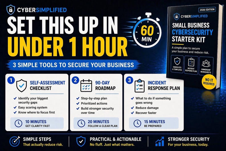 Small Business Cybersecurity Checklist | Simple Security Setup, Protect ...