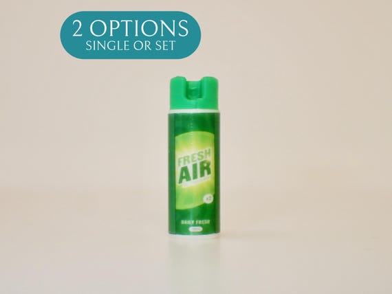Air Freshener Spray Can -  1:12 Scale Dollhouse Miniature Cleaning Supplies by LBMinisStudio
