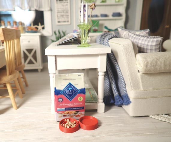 1:12 Scale Small Dog Food Bag Dollhouse Miniature by LBMinisStudio