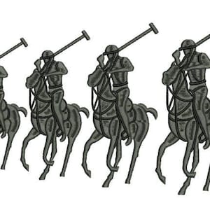 Polo Horse Rider Embroidery Design, Equestrian Machine Pattern (Instant Download)