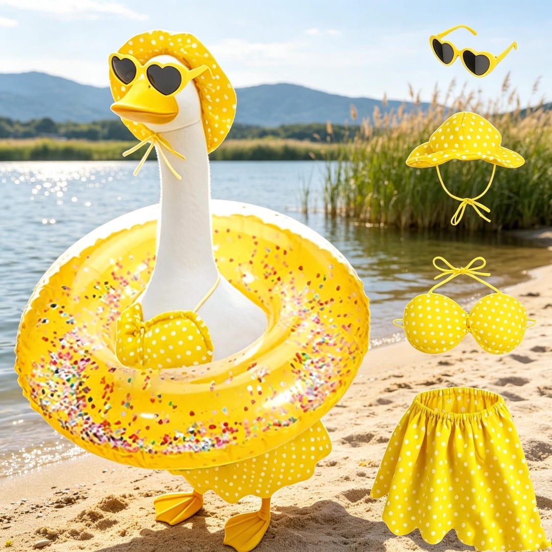 Buy 23 Inch Easter Goose Clothes | Porch Goose Float Outfit | Pool Ring ...