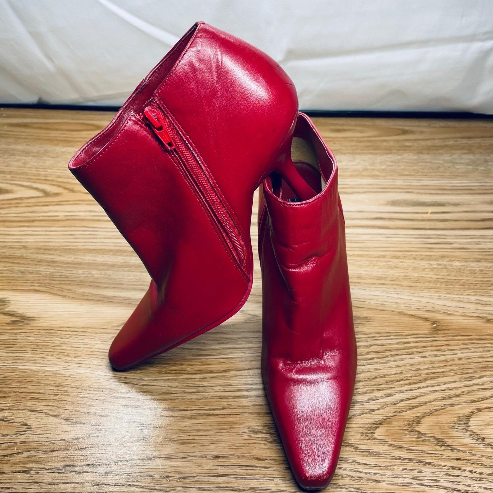 Y2k Red Boots - Etsy