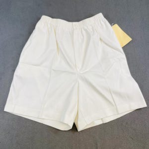 Vtg Deadstock NWT Palmer Sport White Cotton Poly Shorts Women 14 Hudson 80s image 1
