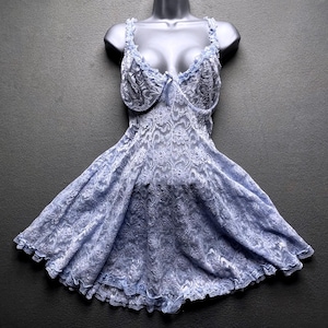 Blue Lace Babydoll - Etsy