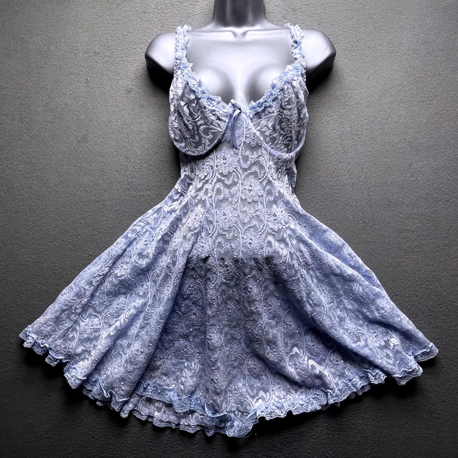 Blue Lace Babydoll - Etsy