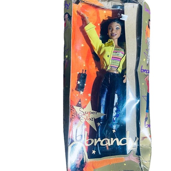 Mattel Super Star Brandy Fashion Doll 11 in Black Hair Medium Dark