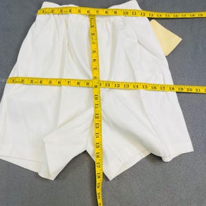 Vtg Deadstock NWT Palmer Sport White Cotton Poly Shorts Women 14 Hudson 80s image 5