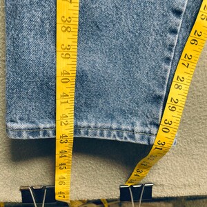 Calça jeans masculina Wrangler, 100% algodão, tamanho 36x32, modelo George Strait Relaxed Straight Western, azul. imagem 12