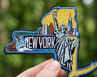 Écusson de New York | Écusson brodé de l'État de New York