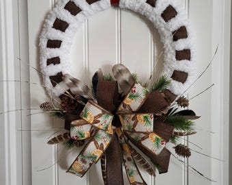 Colgador de puerta de hilo