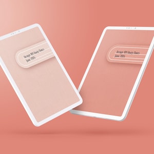 Minimal Pastel Digital Notebook Covers | 42 Minimalist GoodNotes Covers, iPad (Digital Download)