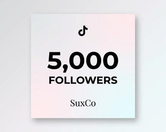 Plus de 5 000 vrais abonnés sur TikTok | Livraison rapide | Boostez la croissance de votre profil instantanément | Sûr et permanent