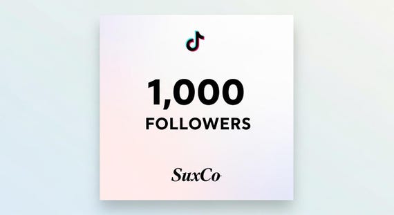 1,000 TikTok Followers | Fast Delivery TikTok Growth | Real & Active Followers | Social Media Boost | No Bots
