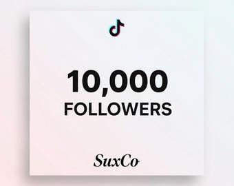 10.000 TikTok Anhänger | Schnelle Lieferung TikTok Wachstum | Echte & Aktive Anhänger | Social Media Boost | Keine Bots