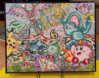 Große bis mittelgroße individuell gezeichnete Charakterposter!