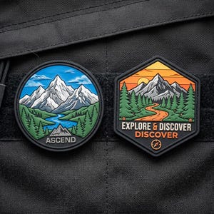Benutzerdefinierte PVC Moral Patches | 3D Gummi taktisches Klettabzeichen | Großer Logo Aufnäher