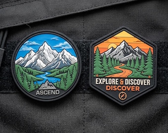 Custom PVC Morale Patches | 3D Rubber Tactical Velcro Badge | Bulk Logo Patch