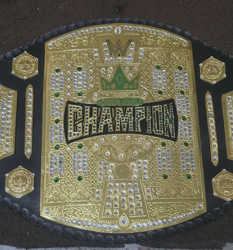 Wwe crown jewel belt - Etsy 日本