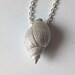Sterling Silver Seashell Pendant - Etsy