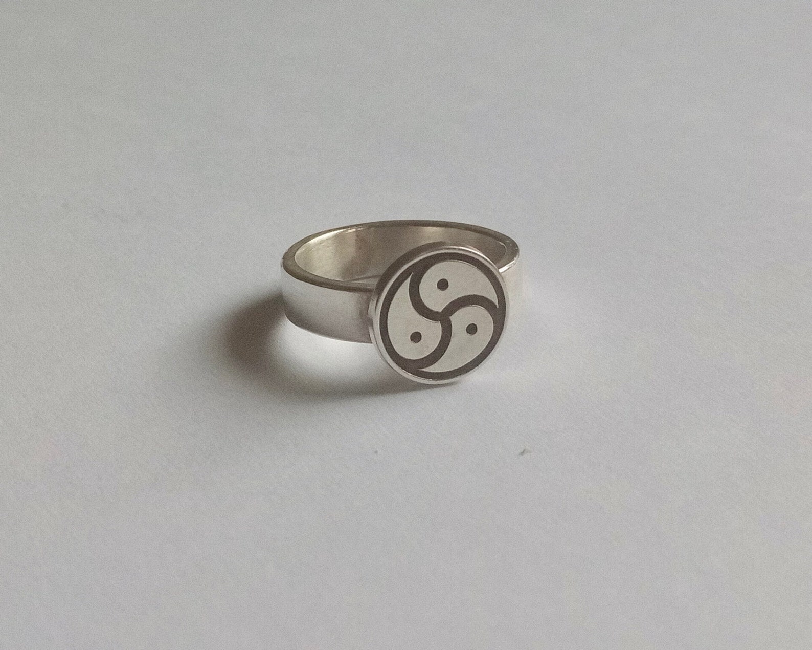 BDSM Symbol Discreet Ring Sterling Silver - Etsy