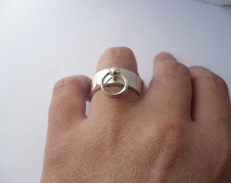 silver slave ring O ring image 4