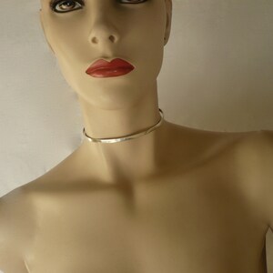 sterling silver minimal collar image 6