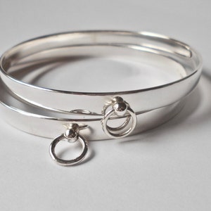 Silver slave bangle Clearance