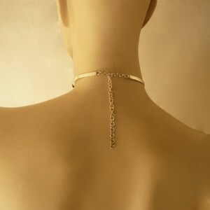 sterling silver minimal collar image 5