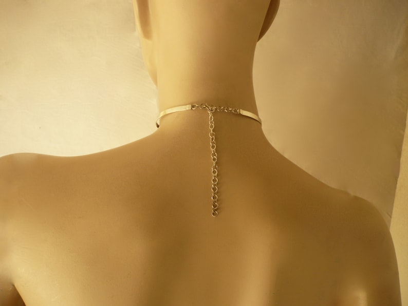 sterling silver minimal collar image 5