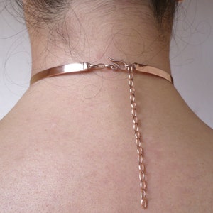 sterling silver minimal collar image 9