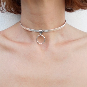 Slave collar with detachable O ring / Discreet day collar