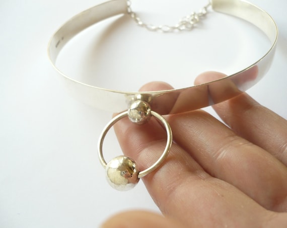 Sterling Silver Slave Collar - Submissive BDSM Luxury - Etsy