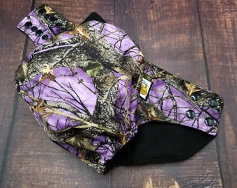 True Timber Purple PUL Pocket Cloth Diaper