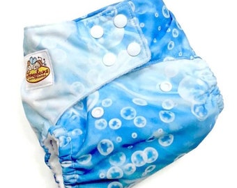 Bubbles PUL Pocket Cloth Diaper