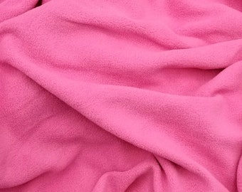 Pink Microfleece BY THE YARD stay dry soft diaper making supplies