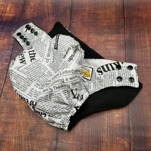 Newspaper PUL Pocket Cloth Diaper