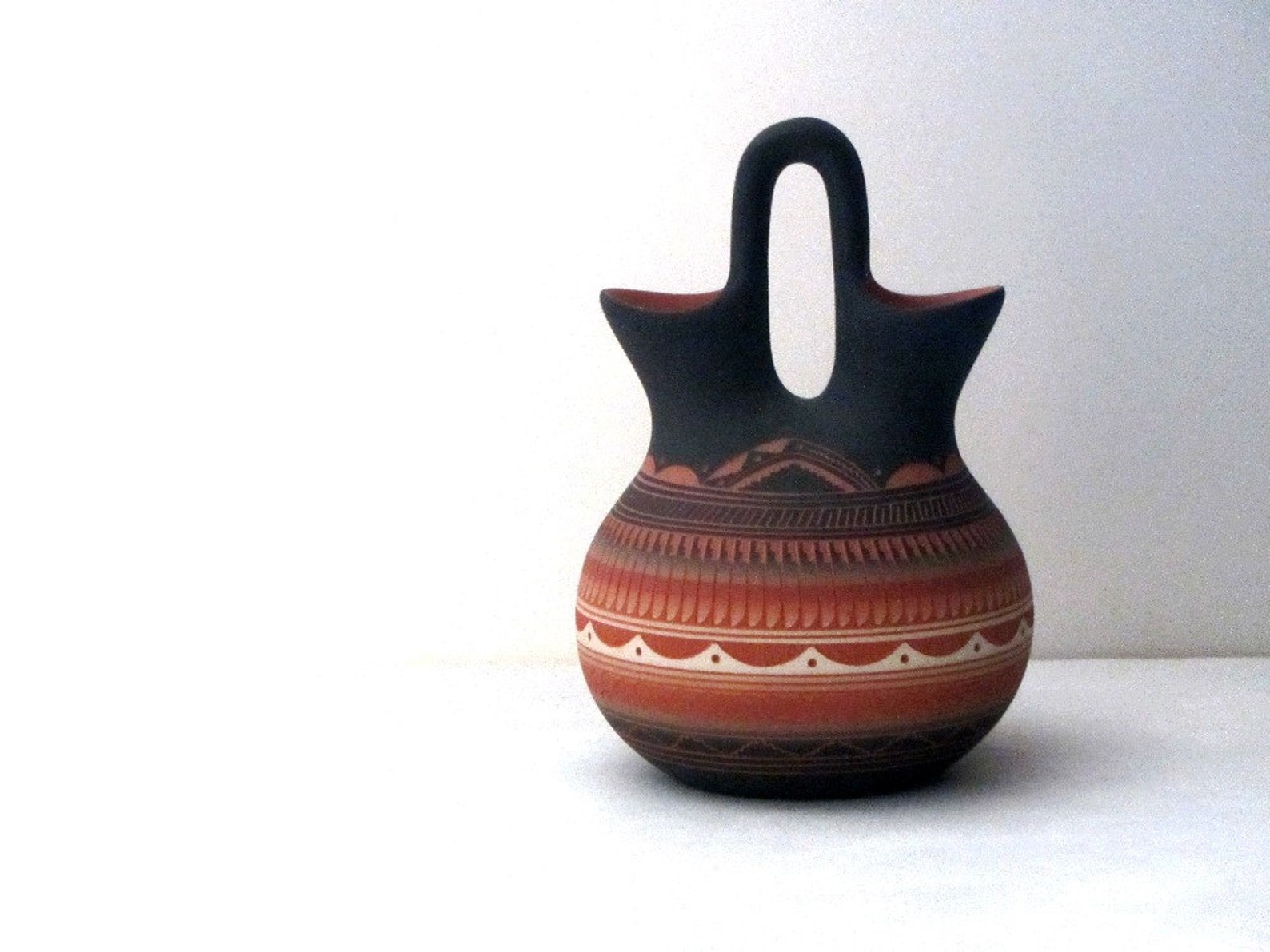 Navajo Wedding Vase Native American Ceremonial Vase Navajo Etsy