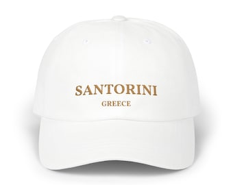 Santorini Greece Club Cap
